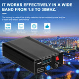 ATU-10-0A 20W 1.8-30MHz Automatic Antenna Tuner Aluminum Alloy Housing Shortwave Power Standing Waves Meter