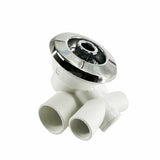 90mm Cover 32mm Massage Chromed PVC Straight Type Bathtub Bubble Hot Tub Water Jet Nozzle