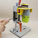 Micro B10 Chuck Precision CNC Press Watch Repair Bench Drill Metal Wooden Jade DIY Crafts Electric Tool
