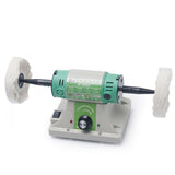 220V Electric Gold Ornament Copper Grinder Speed Adjustable Double Head Cloth Wheel Polishing Thin