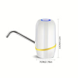 1pc, Electric Water Pump, Intelligent Wireless Water Suction Device, Electric Charging Water Pressure Device