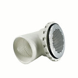 70mm 50mm Ultra-thin Dot Three-way Water Brass Cover PVC Body Bathtub Backwater Suction Drainer