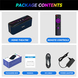 H96MAX M7 Android 13 Smart TV Rockchip RK3528 4GB RAM 32GB ROM BT5.1 Speaker 5G WiFi 8K HD Media Player Set Top Box