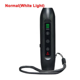Upgrade Ultrasonic Repeller 3 Modes Chargeable Drive Intelligent High Brighess Flashlight Dog Training Device