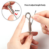 2PCS Adjustable Picture Hanging Wire Kit - Heavy Duty Hardware , 1M X1.5Mm Stainless Steel Cables Hanging Rope