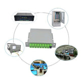 5PCS/packet SC APC Fiber Box FTTH PLC Splitter box with 1X8 Planar waveguide type Optical splitter