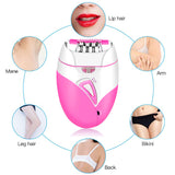 Painless Electric Epilator Depilatory Woman Hair Remover Female Shaving Machine Rechargeable Bikini Leg Razor with Light