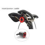New XLITE 100 Cycg Bike LED Rear Light Tail Flashlight USB Rechargeable COB Smart Brake Lamp