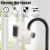 Bathroom Accessories Electric Hot Water Heater Kitchen Faucet Tankless Heating Hot Cold Taps Instant Heating Tap Universal Plug