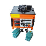 RB-25 Electric Hydraulic Bender Cutter W/ Foot Pedals 1700W 110V Speed 5-6S 6mm-25mm for Bending Rebar Steel Bar