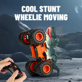 2.4GHz Remote Control Dinosaur Car Trucks Toy With Light, Sound And Spray,