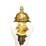 Ceramic Ginger Jar with Lids - Storage Ornament and Decorative Gift for Friends & Family