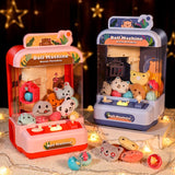 Mini Claw Machine For Kids - Arcade Claw Game Machine, 6 Mini Plush Toys,