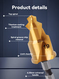 New hexagonal handle PPR lifting bit, water pipe woodworking reamer, chamferer, step drill 20/25/32mm, Hand Tool Wireless