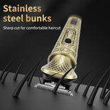 Resuxi 885 New Professional Barber Cordless Full 7 IN 1 Set Electric Shaver Clipper All Metal Hair Trimmer set Home