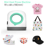 Coobo HP1 Handheld Mini Press - 4x2.5 inches, Ideal for T-Shirts, Bags, Hats, DIY Heat Transfer