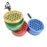 Honeycomb Management Aluminium Alloy Narguile Cachimbas Hookah Bowl Heat Keeper Base Charcoal Holder Box