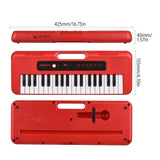 BIGFUN 37 Key Children Electronic Portable Multifunction Kids Keyboard Musical Toy Piano with Mini Microphone
