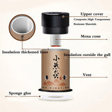 30pcs/Set Self-stick Mini Moxa Tube Acupuncture Massage Stick-on Moxibustion Roll Sticks Mugwort Artemisia Burner Box Device