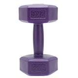 Fitness Dumbbell One Piece Filling Molding Dumbbell Hex Dumbbell Cement Inner Core PVC Outer Protective Cover for Gym for Home