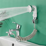 Handheld Shower Head Kit - 3 Modes, High Pressure with Stop Button and 1.5M Flexible Tube for Utility Room.