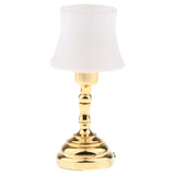 1/12 Miniature Dollhouse Table With Light- LED Mini Lamp For Dolls House Furniture Decor