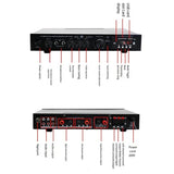 5.1 Channel HIFI Subwoofer High Power Stage Home Theater Bluetooth Radio Outdoor Amplifier.