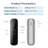G5 Voice Language Device High Accuracy Real Time With 40+ Languages Portable Two-Way Translator