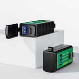 3.1A/4.8A TYPE-C Motorcycle Charger SAE to USB Type-C Voltmeter ON/Off Switch Waterproof Quick Disconnect Plug Motorcyles