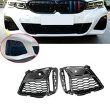 Top-1Pair Front Fog Lamp Grille Trim Cover For 3 Series G20 G21 G28 M340I 2019-2022 51118075649 51118075650