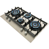 Four-burner gas/coal Built-in household natural European stainless steel gas stove
