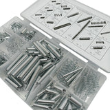 200PCS Steel Spring Set Extension Springs Compression Springs Combination Assorted With Storage Box Portable Tool Set 20 Sizes