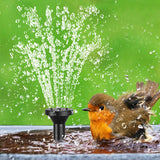 Powerful 5.5W Solar Pond Pump with 6pcs Nozzle Kit & 10ft Cable - Ideal for Ponds and Bird Baths