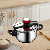 Stainless Steel Pressure Cooker Sturdy Portable for Home Kitchen Commercial