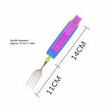 Adjustable Weighted Parkinsons Eating Aid Fork/Spoon Portables Tableware Elderly Stainless Steels Adaptive Utensil Rotat