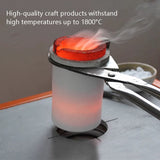 Laboratory Beaker Graphite Furnace Crucible For Sier And Copper Round Clamp Melting Gold Bowl Pliers
