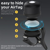 ESLNF Classical Stainless Bike Loud Horn Cycg Handlebar Bell Portable Alarm Safety Bicycle Accessories