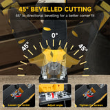 Cordless Jig Saw 80mm 2700RPM Electric Jigsaw with LED Light 0-45º Cutting Woodworking Tools for 20V Battery (No Battery)