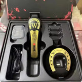 2024 New Trimmer WMARK NG-8230 Professional Men's Hair Clipper 9000RPM Engraving Electric Clippers with Charging Stand
