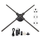 56cm 3D Hologram Fan 1600x672 Wifi App Control 22.05 Inch for Exhibitions Shops Bar