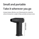 Mini Turbo Jet Jetdry 130000RPM 45m/s USB Rechargeable Hair Dryer Powerful Blower Brushless Motor With High Speed Duct Fan