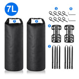 3L/7L Waterproof Roll Top Dry Bicycle Fork Bag Cycle Pack Bike Pannier
