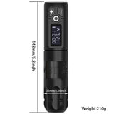 Ambition Soldier Wireless Tattoo Pen Machine Battery with Portable Power Coreless Motor Digital LED Display For Body Art