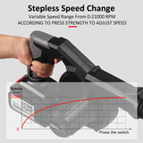 Cordless Leaf 21V 2 in 1 Sweeper and Vacuum Electric Air Blower Computer Cleaner Garden Power Tool Kit with Suction Hose