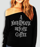 Halloween Printed Off-the-shoulder Off-neck European And American T-shirt