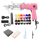 2 in 1 Cut and Loop Pile Kit - Electric Carpet Rug Gun with Yarn Tufting Cloth