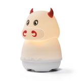 Cute Bluetooth 5.1 Speaker LED Colorful Night Light USB Charging Audio Music Player Support AUX Play Dimmable Table Lamp