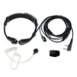 Retevis Walkie Talkie with Retractable Control and K-Head Throat Vibration Air Guide Earphones - 9026