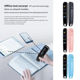 Smart Scan Reader Portable Scanner Pen WIFI AI Voice 112 Languages Translator for Dexia Autism