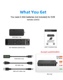 H.265 HEVC DVB-T2 C tdt tuner antenna DVB-C PVR super cast 10bit DVB-T Digital TV option WIFI Y0UTUB for Europe asia africa